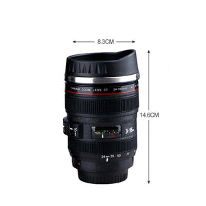 CAMERA LENS SELF STIRRING MUG