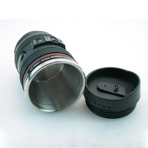 CAMERA LENS SELF STIRRING MUG