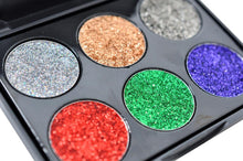 Load image into Gallery viewer, Diamond Golden Color Powder Glitter Eye Shadow Palette