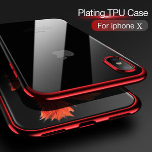 Luxury Transparent Case for iPhone X 10