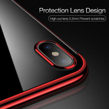 Load image into Gallery viewer, Luxury Transparent Case for iPhone X 10